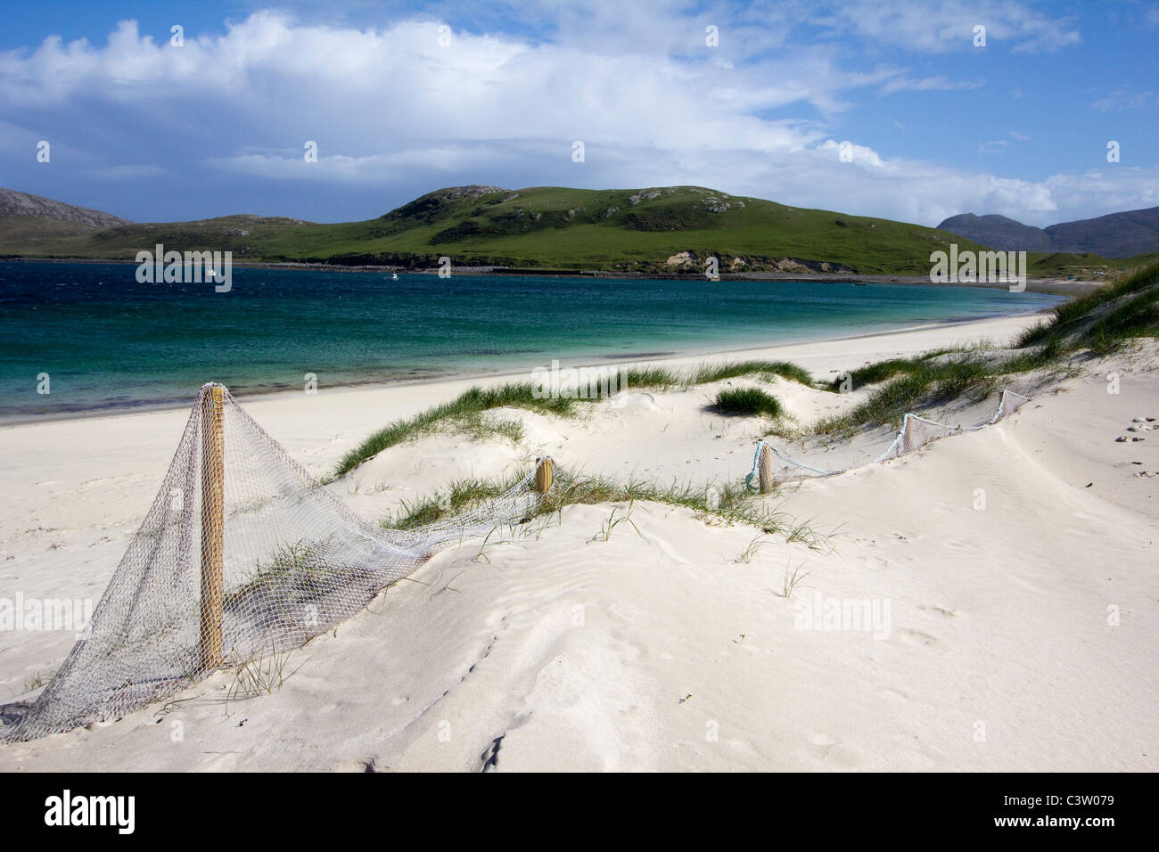 À l'île de vatersay bay bhatarsaigh Western Isles Hébrides extérieures en Écosse Banque D'Images