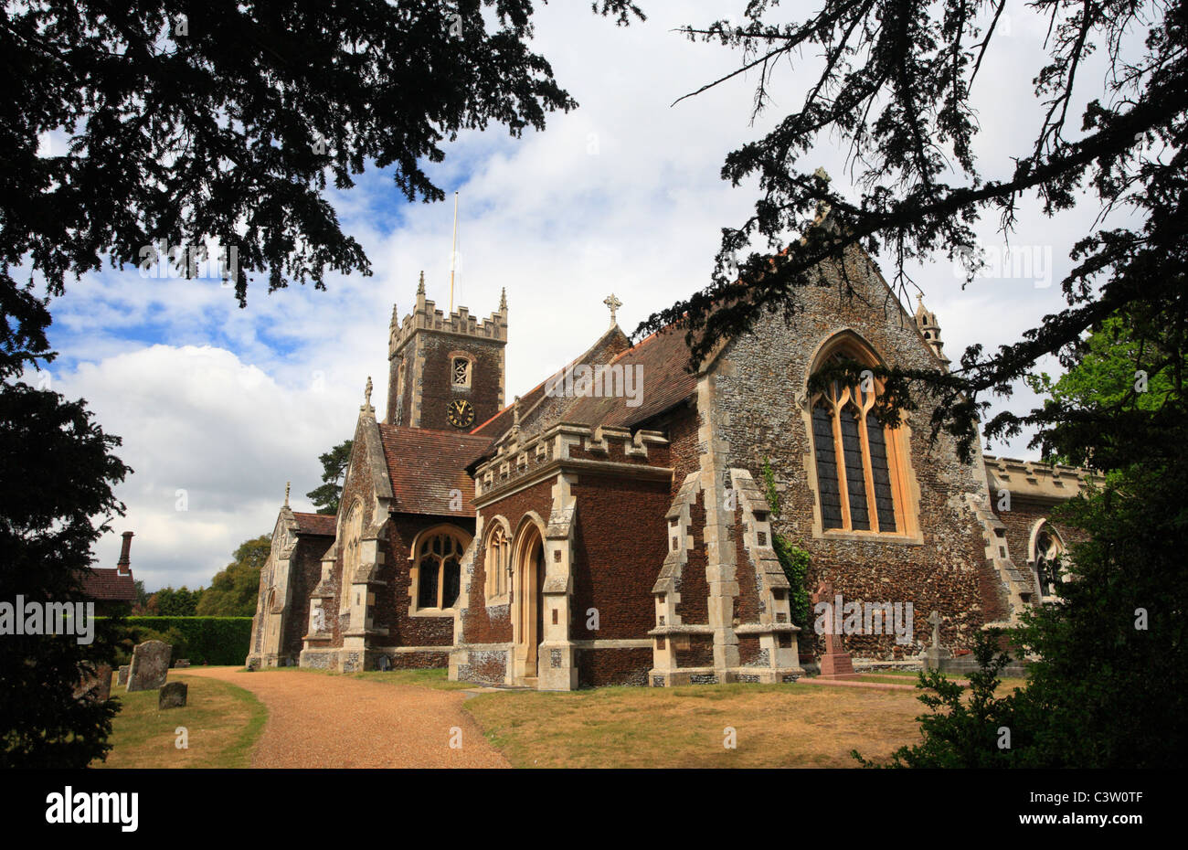Eglise Sainte-Marie-Madeleine à Sandringham à Norfolk. Banque D'Images
