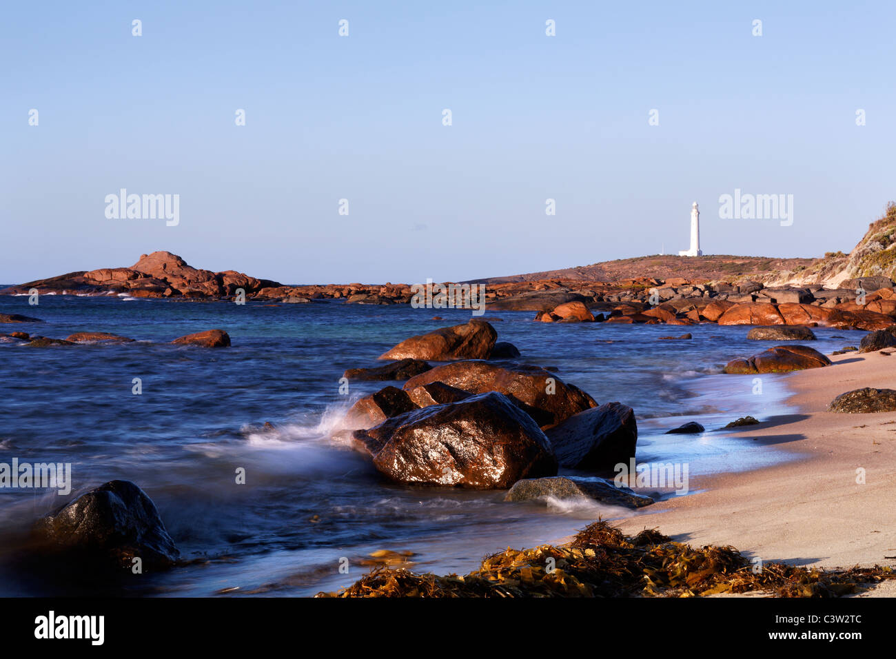 Côte de l'océan sud et Cap Leeuwin Lighthouse, Augusta le sud-ouest de l'Australie Banque D'Images