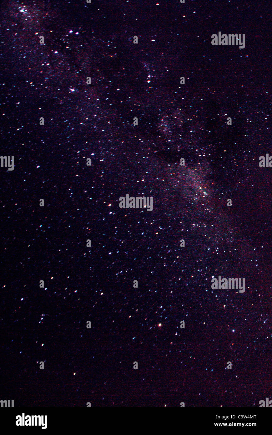 Ciel nocturne, Andes, Pérou Banque D'Images