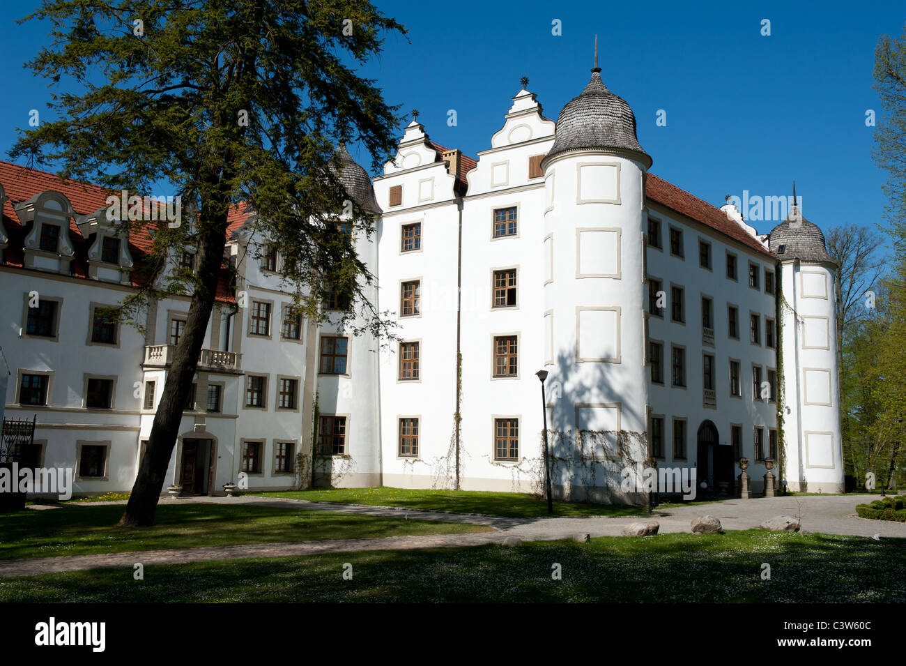 Château en Krag, en voïvodie de, Pologne Banque D'Images