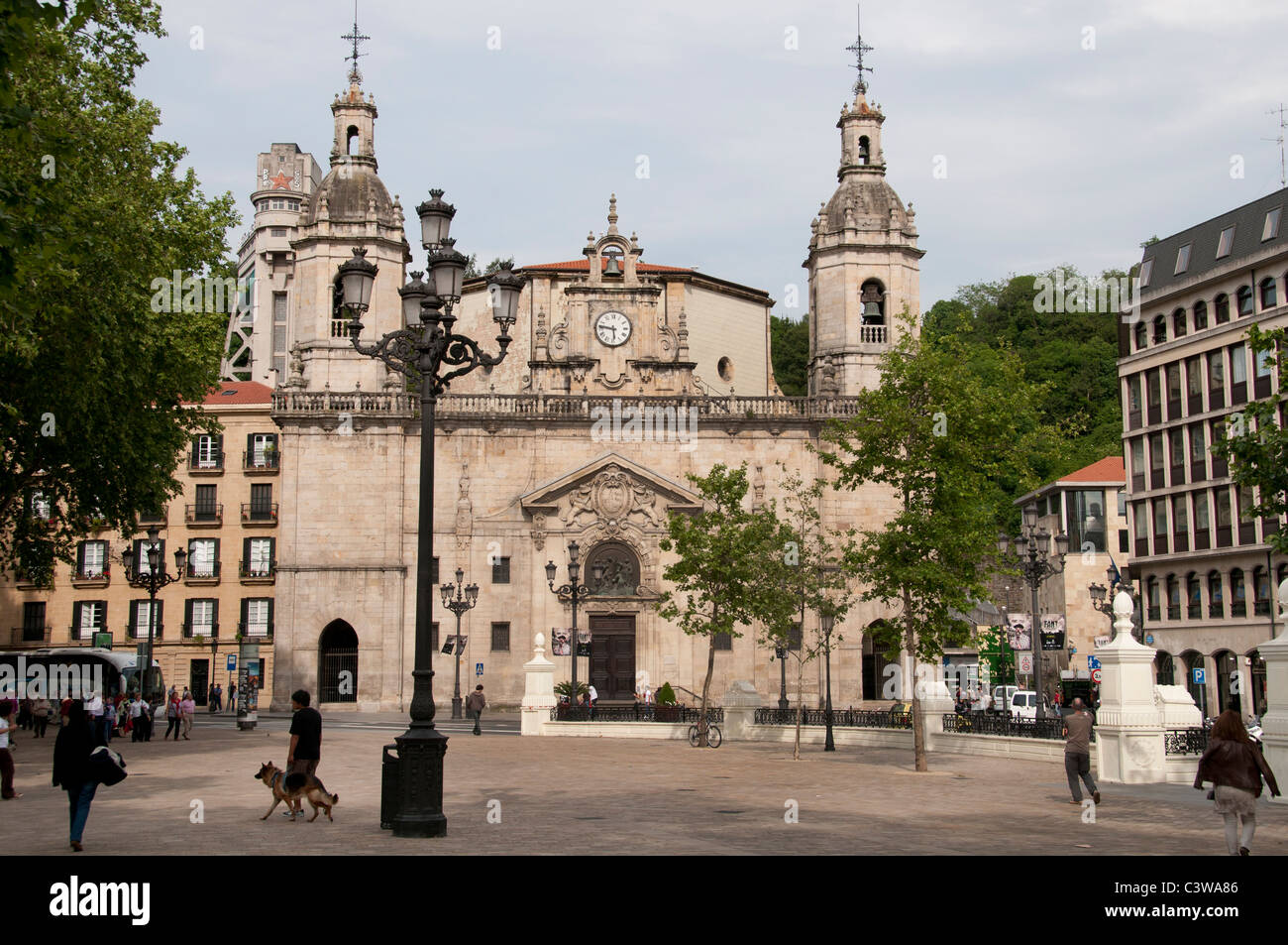 Bilbao Espagne Pays Basque espagnol town city Banque D'Images