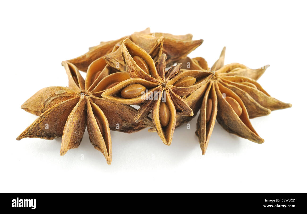 Étoiles de badiane (ANIS) Banque D'Images