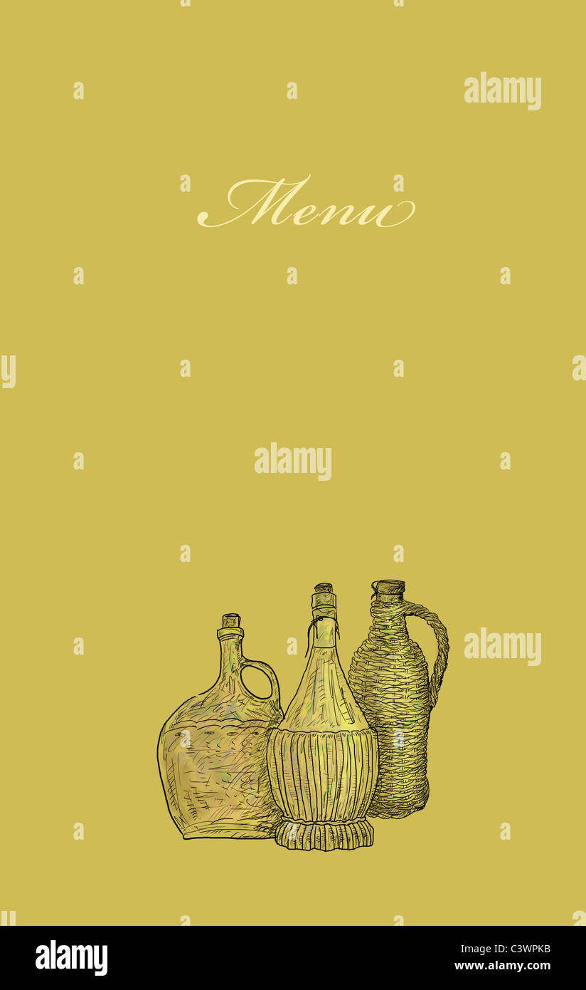 Fond du menu Banque D'Images