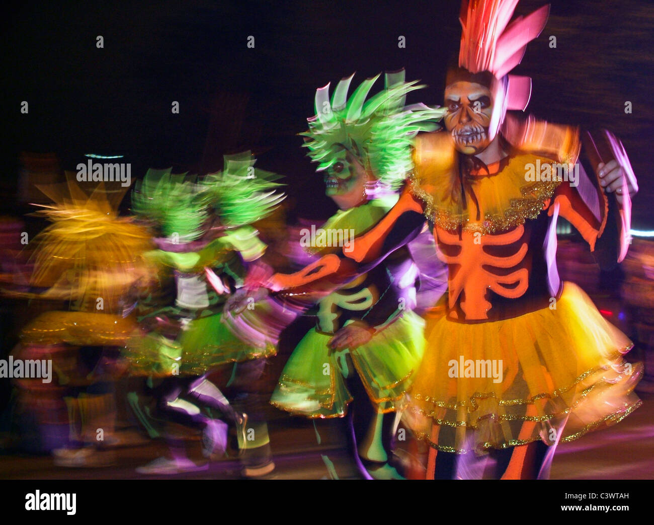 Carnaval de Londres, danseuse, danseurs Banque D'Images