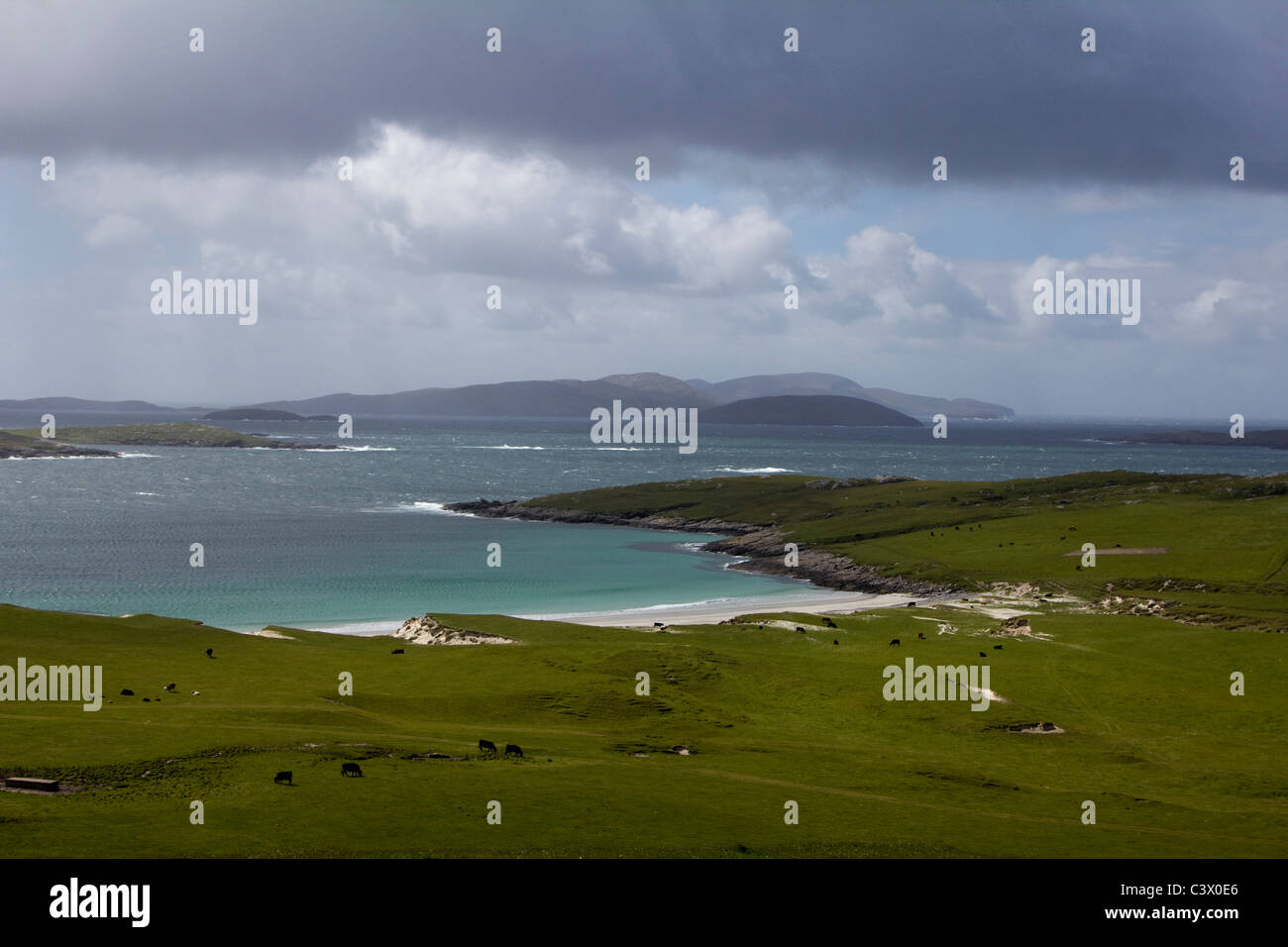 À l'île de vatersay Western Isles Hébrides extérieures en Écosse Banque D'Images