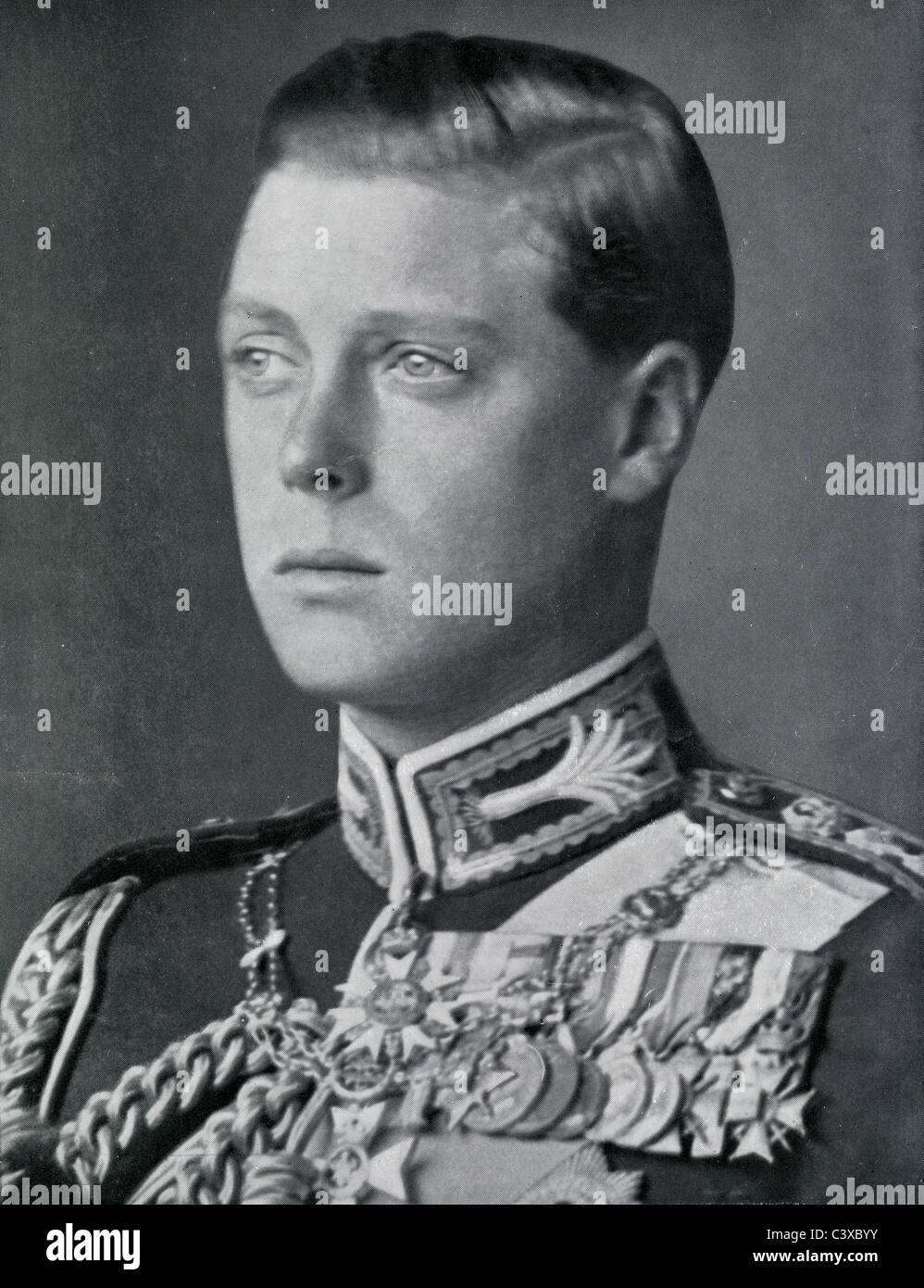 S.a.r. le Prince de Galles, photo de Swaine programme souvenir de la King George's Jubilee, publié par HMSO. Londres, Royaume-Uni, 1935 Banque D'Images