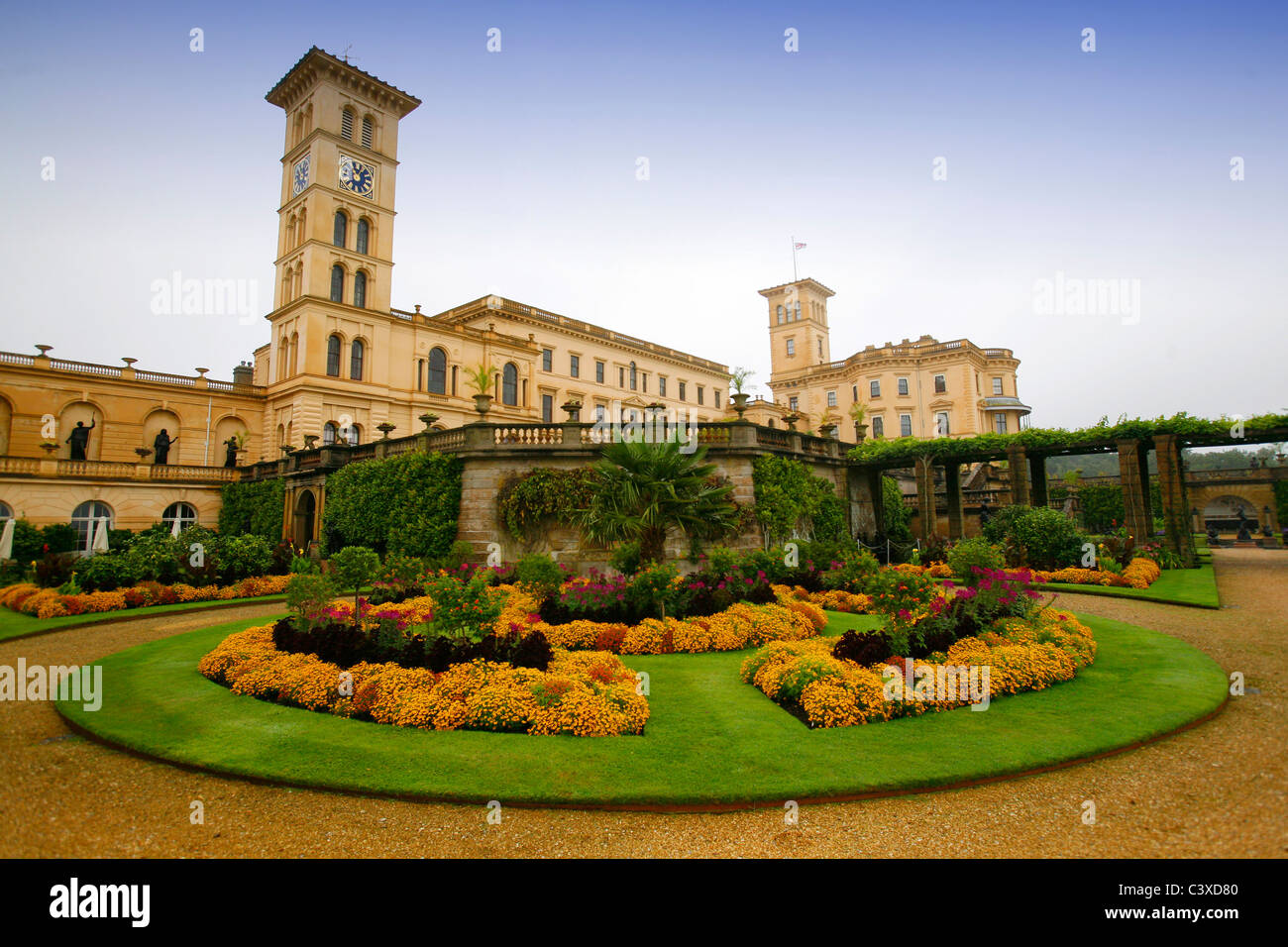 Tour osbourne reine victoria prince albert jardins terrasse italianate