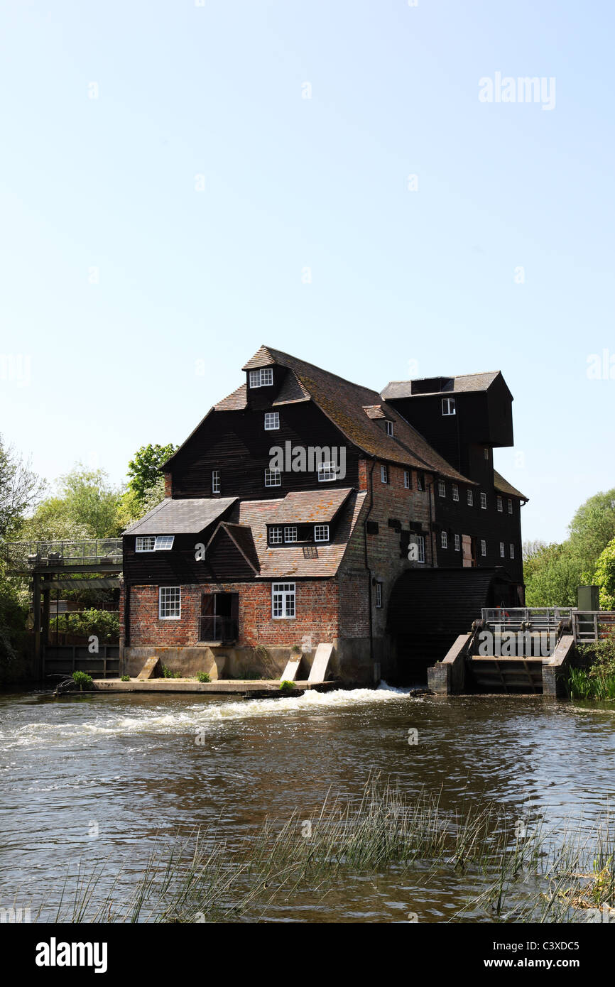Moulin à farine Houghton Houghton Cambridgeshire Angleterre Banque D'Images