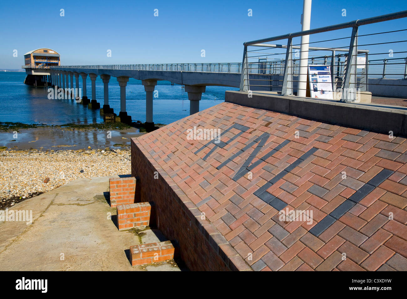 Station de sauvetage de la RNLI,, Bembridge, île de Wight, Angleterre, Royaume-Uni, Banque D'Images