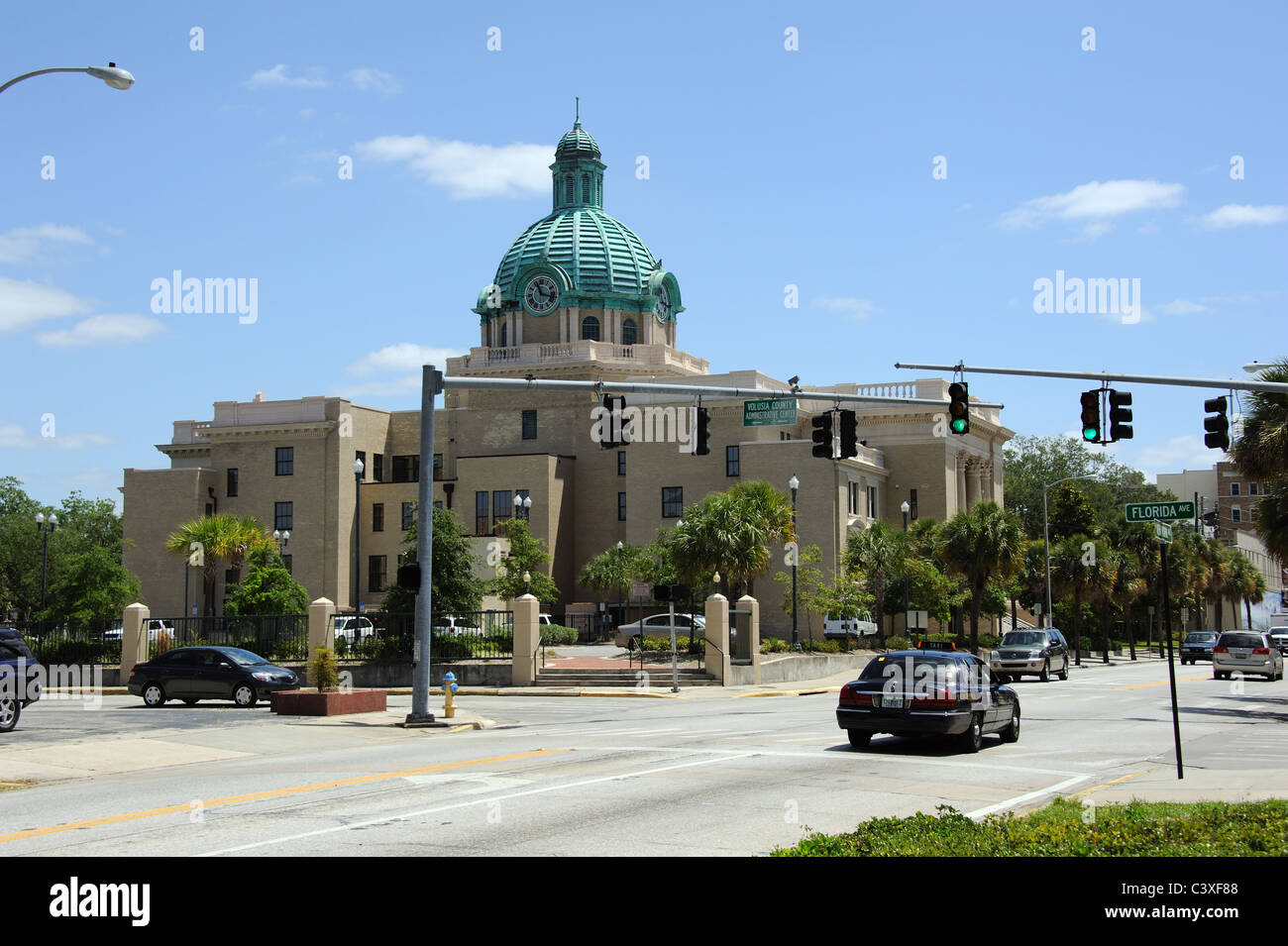 Tribunal du comté de Volusia dans Saint Louis centre ville Central Florida USA Banque D'Images