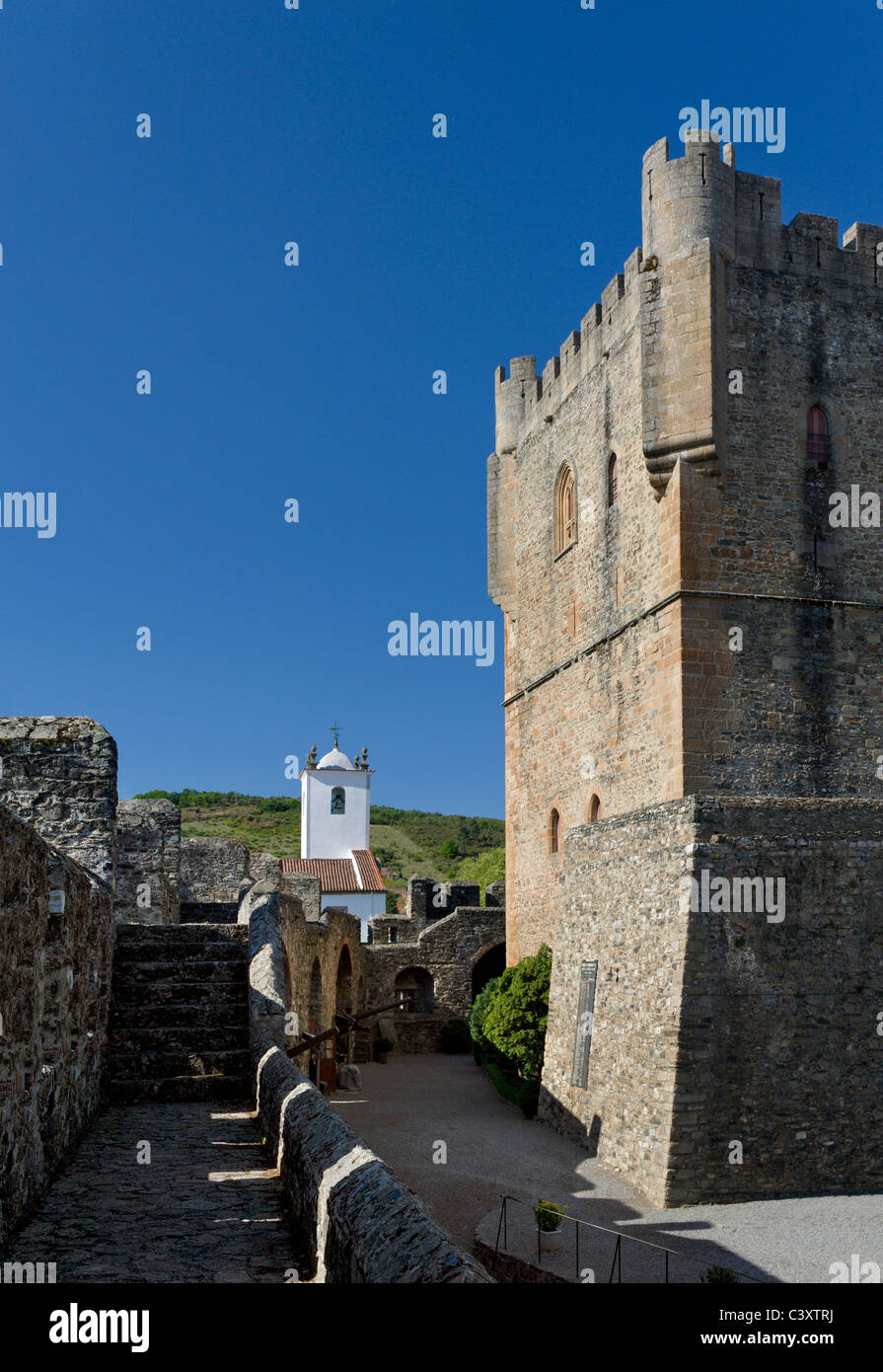 Le Portugal, Tras-os-Montes, Braganca castle Banque D'Images