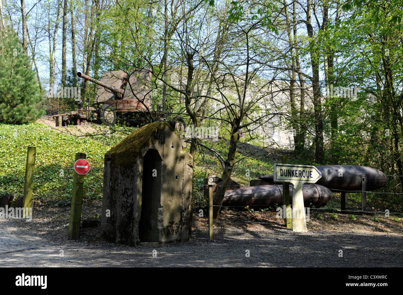 Le blockhaus Eperlecques,Pas de Calais,Nord-Pas-de-Calais, France, WW II,V2 de base de l'usine d'armes nucléaires  ; museum Banque D'Images