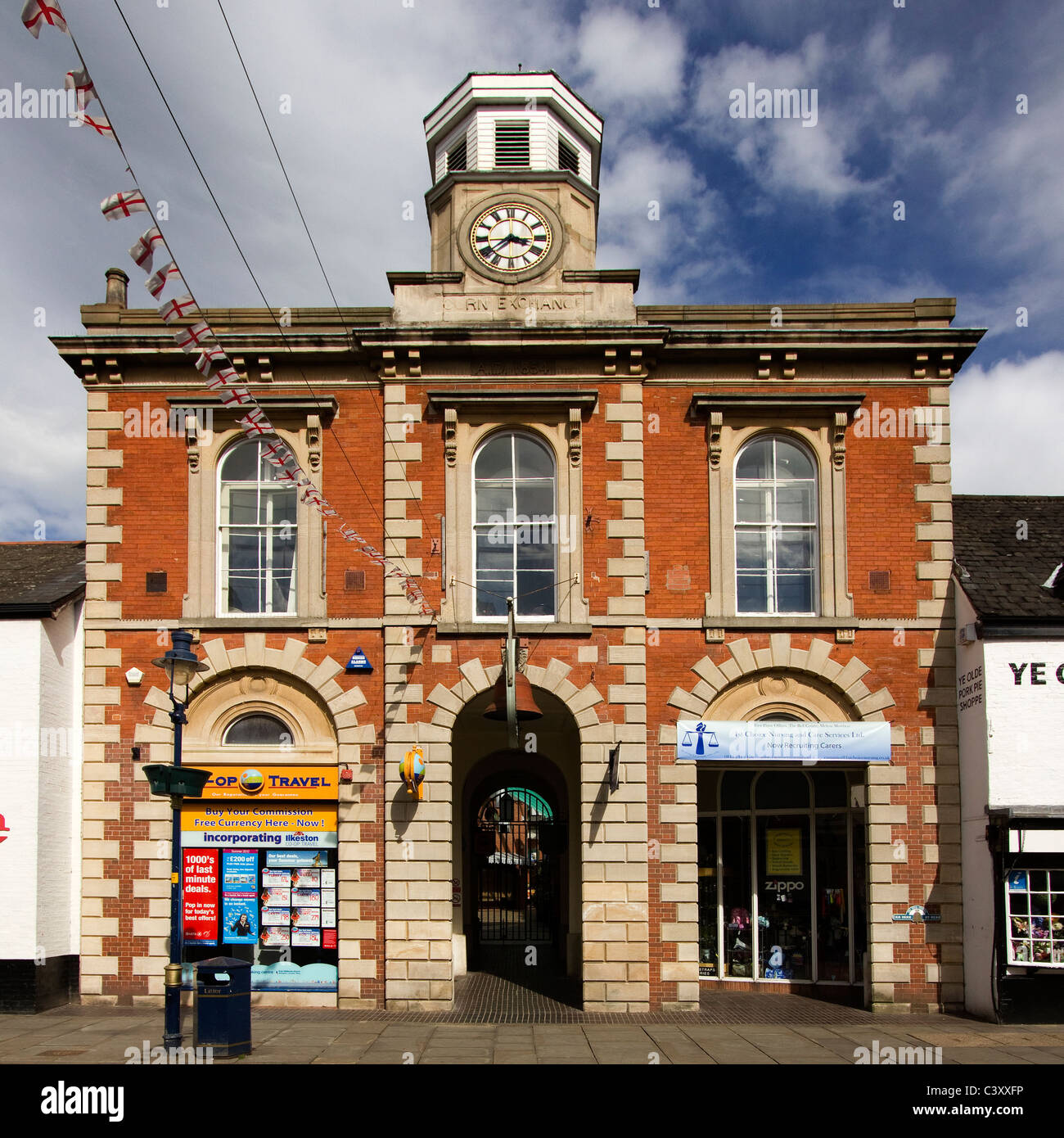 The Corn Exchange, Melton Mowbray, Leicestershire, England, UK Banque D'Images