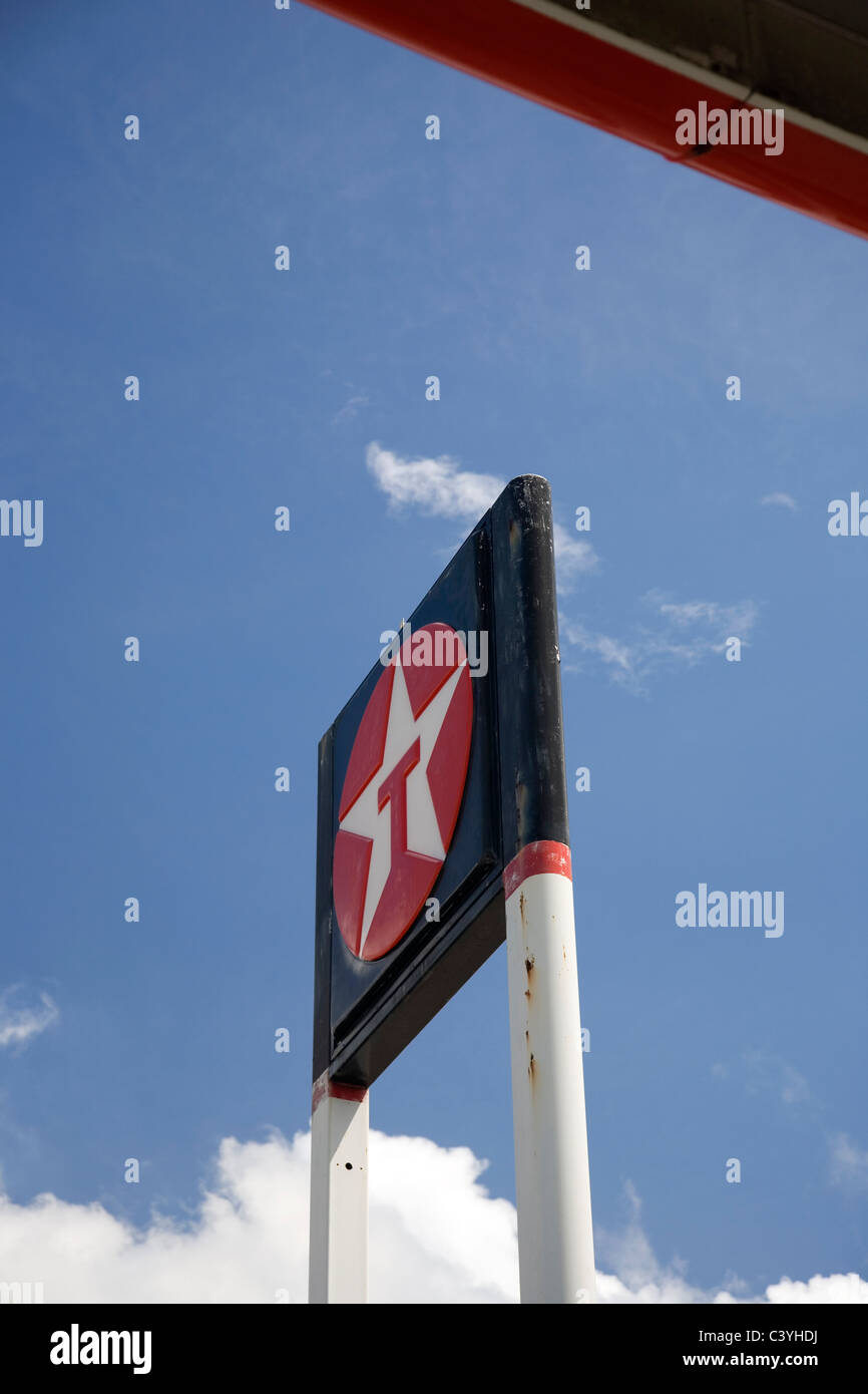 Signe de Texaco Banque D'Images