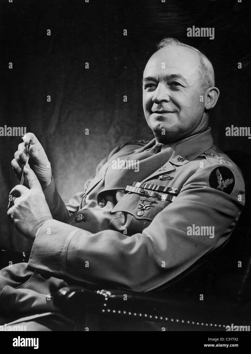 Le général Henry 'HAP' Arnold (1886-1950) comme chef de l'Armée US Airforce Banque D'Images