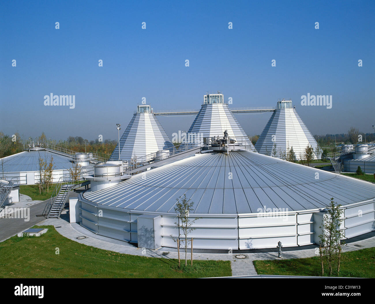 L'architecture, l'aluminium, l'anaérobie, les bactéries, la Bavière, la construction, l'économie, l'environnement, de l'environnement, la protection de l'environnement, Banque D'Images