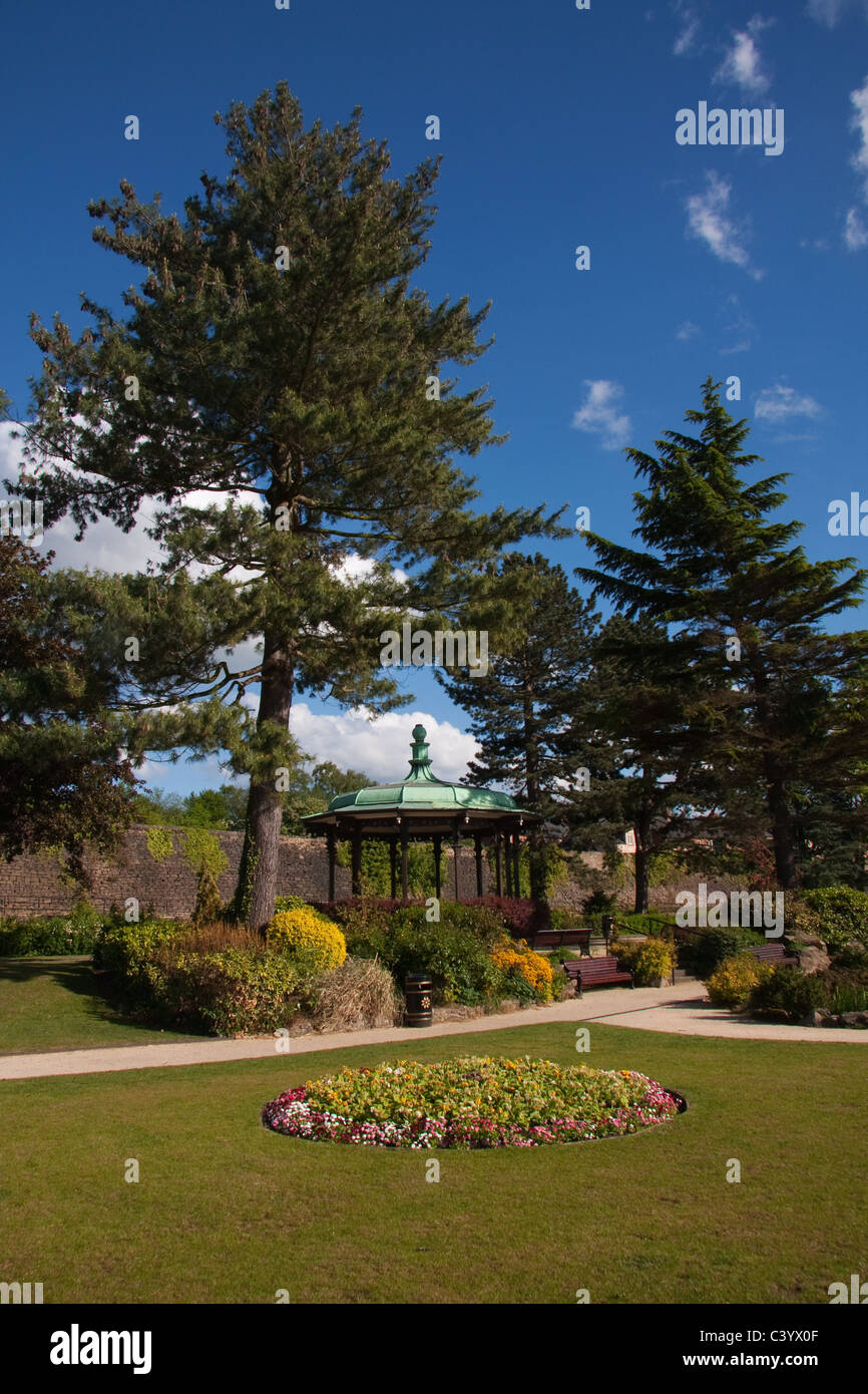 Les Jardins de la rivière, Belper Derbyshire Banque D'Images