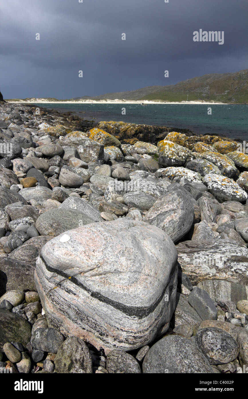 À l'île de vatersay Western Isles Hébrides extérieures en Écosse Banque D'Images