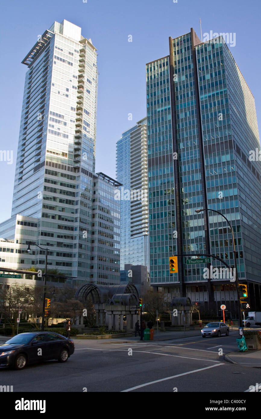 Le centre-ville de scènes, Vancouver, BC, Canada Banque D'Images