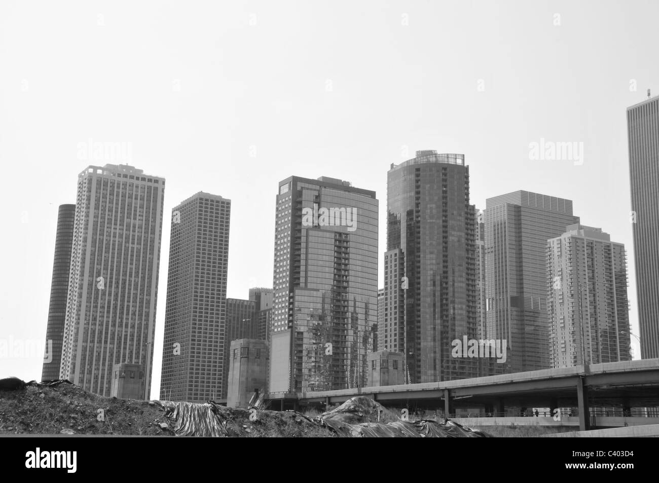 Gratte-ciel de Chicago skyline Banque D'Images