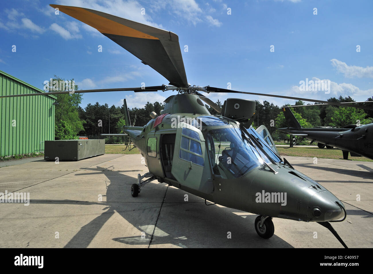 Agusta A-109 / AgustaWestland AW109 hélicoptère de la composante aérienne belge, Belgique Banque D'Images