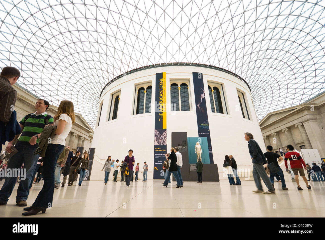 British museum Queen Elizabeth II Great Court London UK Banque D'Images