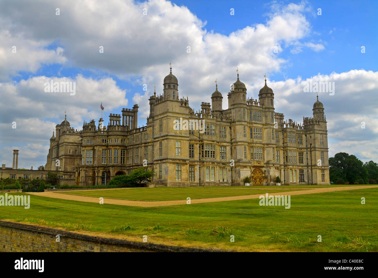 Burghley House, Stamford, Lincolnshire. Banque D'Images