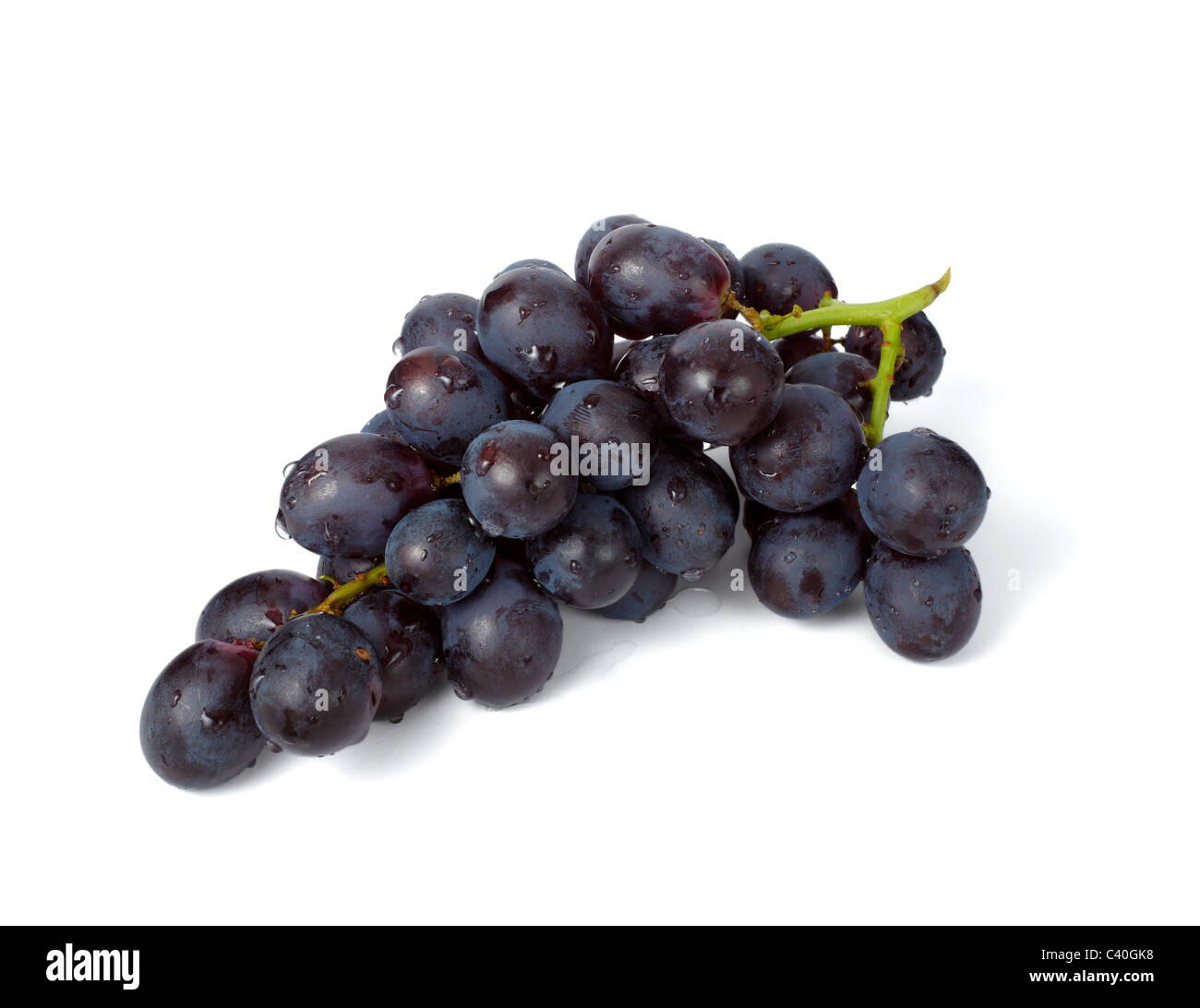 vin et raisin Banque D'Images