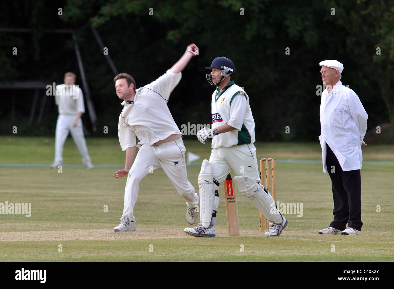 Cricket Village au Norton Lindsey, Warwickshire, England, UK Banque D'Images