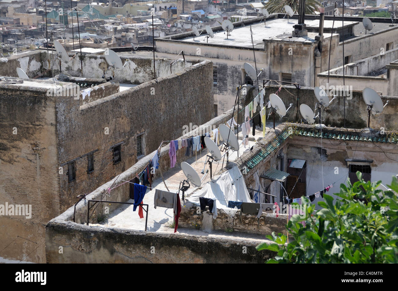 L'Afrique, de l'architecture, des maisons, des maisons, du Maroc, de la pétanque, des immeubles résidentiels Banque D'Images