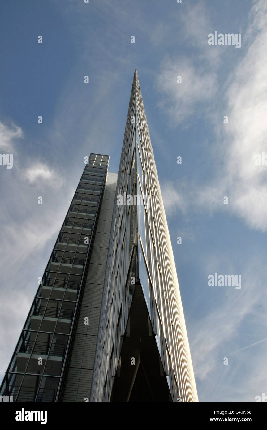 L'architecture, banque, bank building, immeuble de bureaux, bloc, Allemagne, Europe, marché financier, bloc d'appartements, immeuble de grande hauteur, Banque D'Images