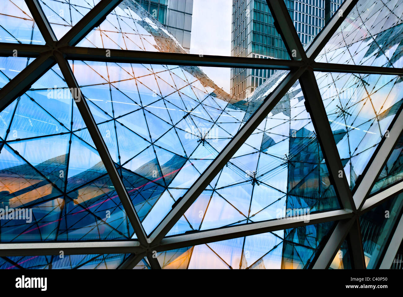 Centre commercial MyZeil Zeil à Francfort, Allemagne Banque D'Images