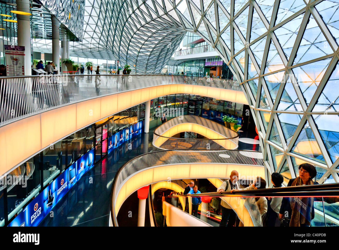 Centre commercial MyZeil Zeil à Francfort, Allemagne Banque D'Images