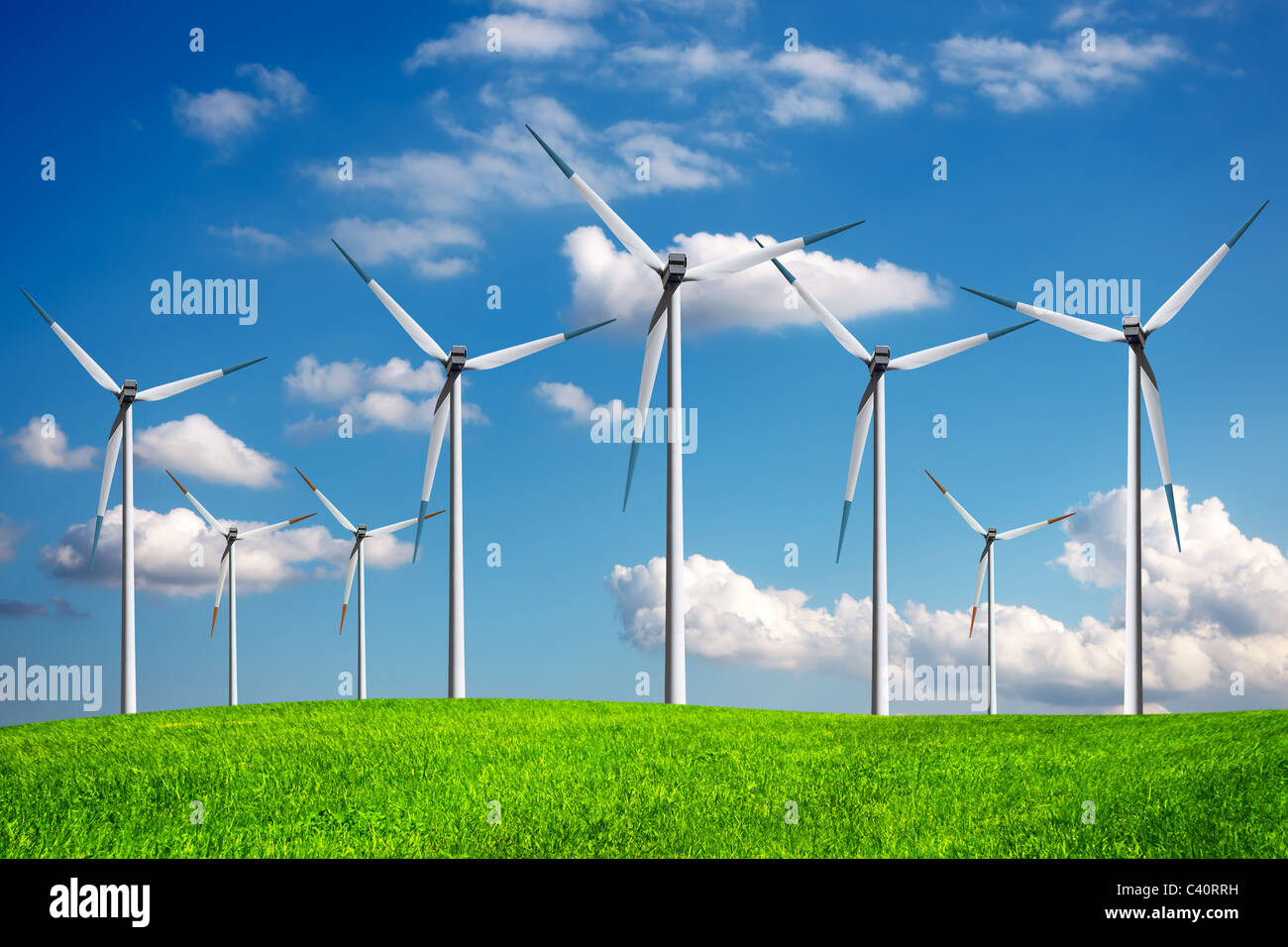 Énergie éolienne Banque D'Images