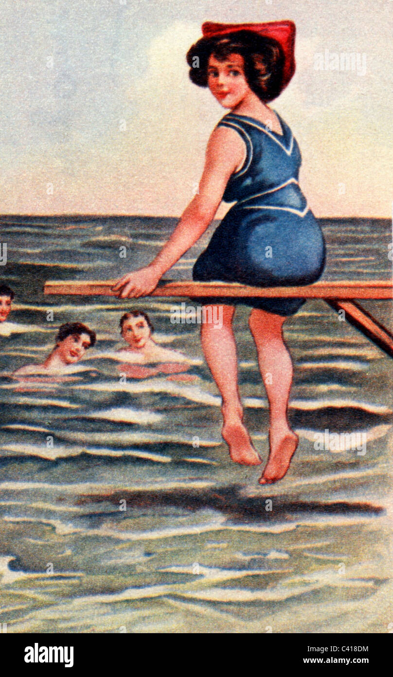 Bathing suit 1900 Banque de photographies et d'images à haute résolution -  Alamy