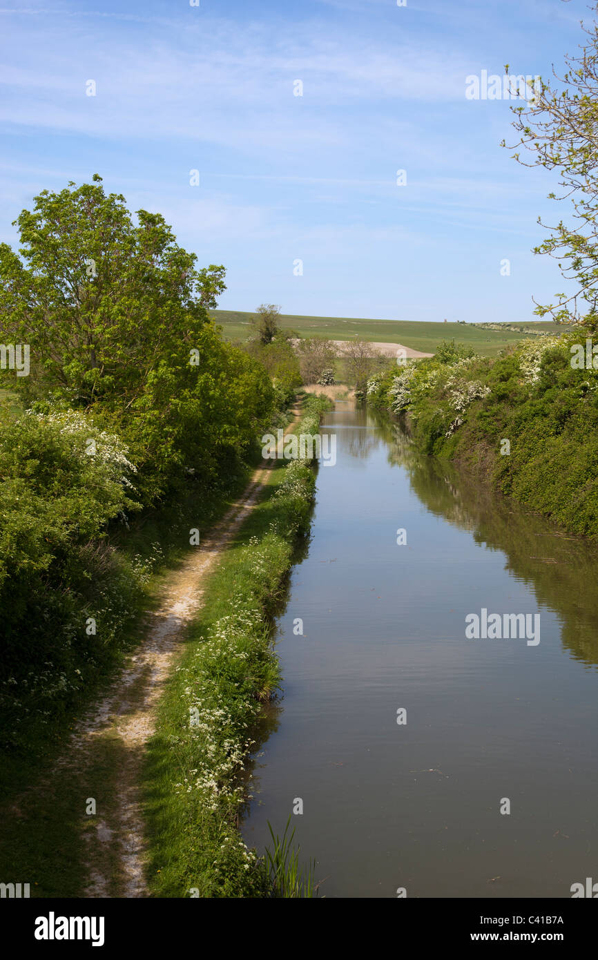 Kennet and Avon Canal près de Allington Wiltshire Banque D'Images