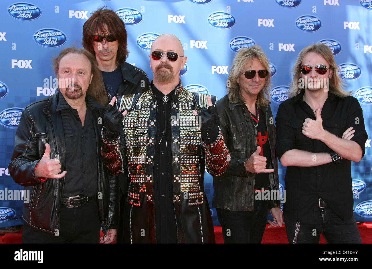 JUDAS PRIEST AMERICAN IDOL GRAND FINAL 2011 LE CENTRE-VILLE DE LOS ANGELES CALIFORNIA USA 25 mai 2011 Banque D'Images