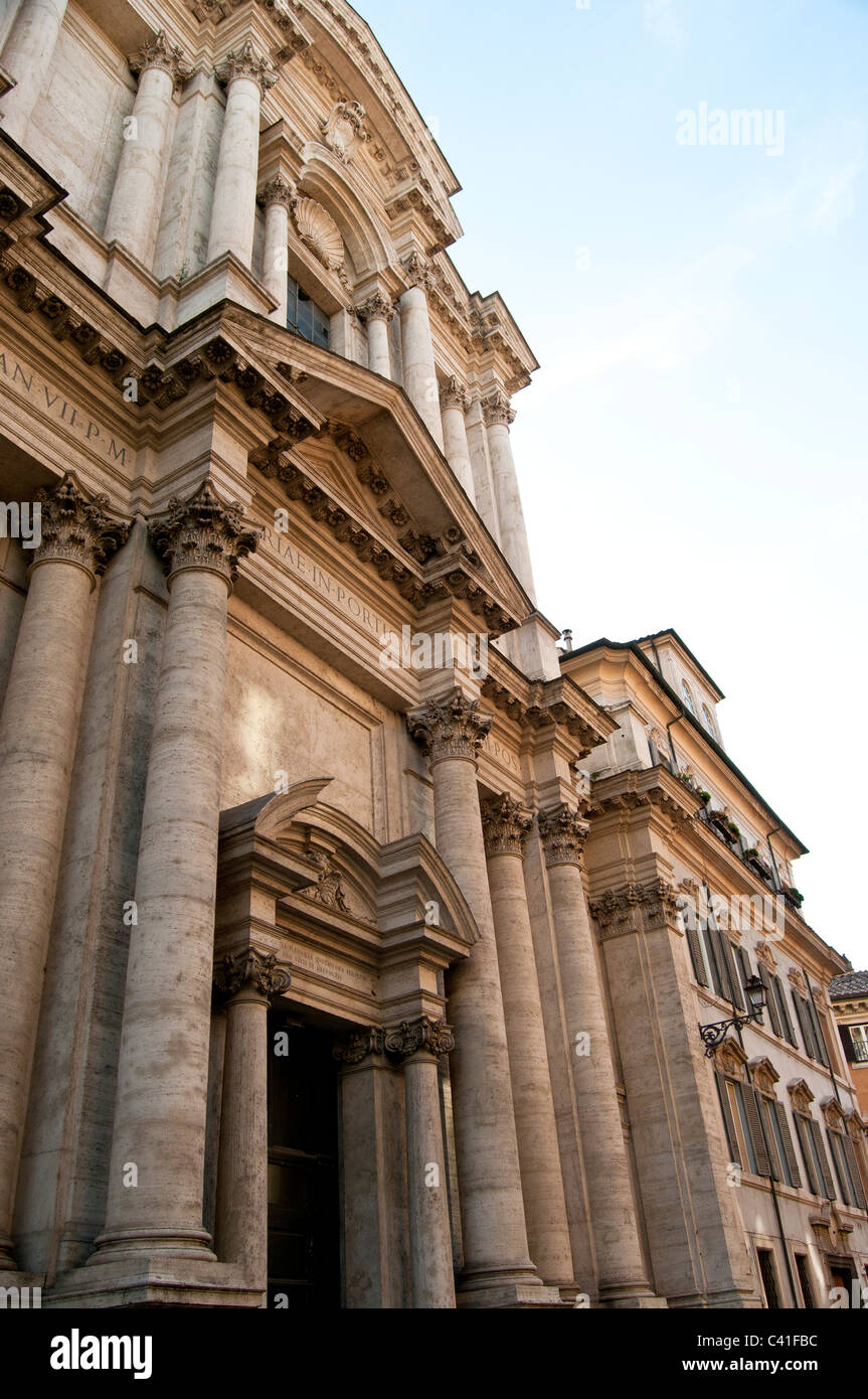 Église de Sainte Agnès in Agone- Italie Rome Piazza Navona Banque D'Images