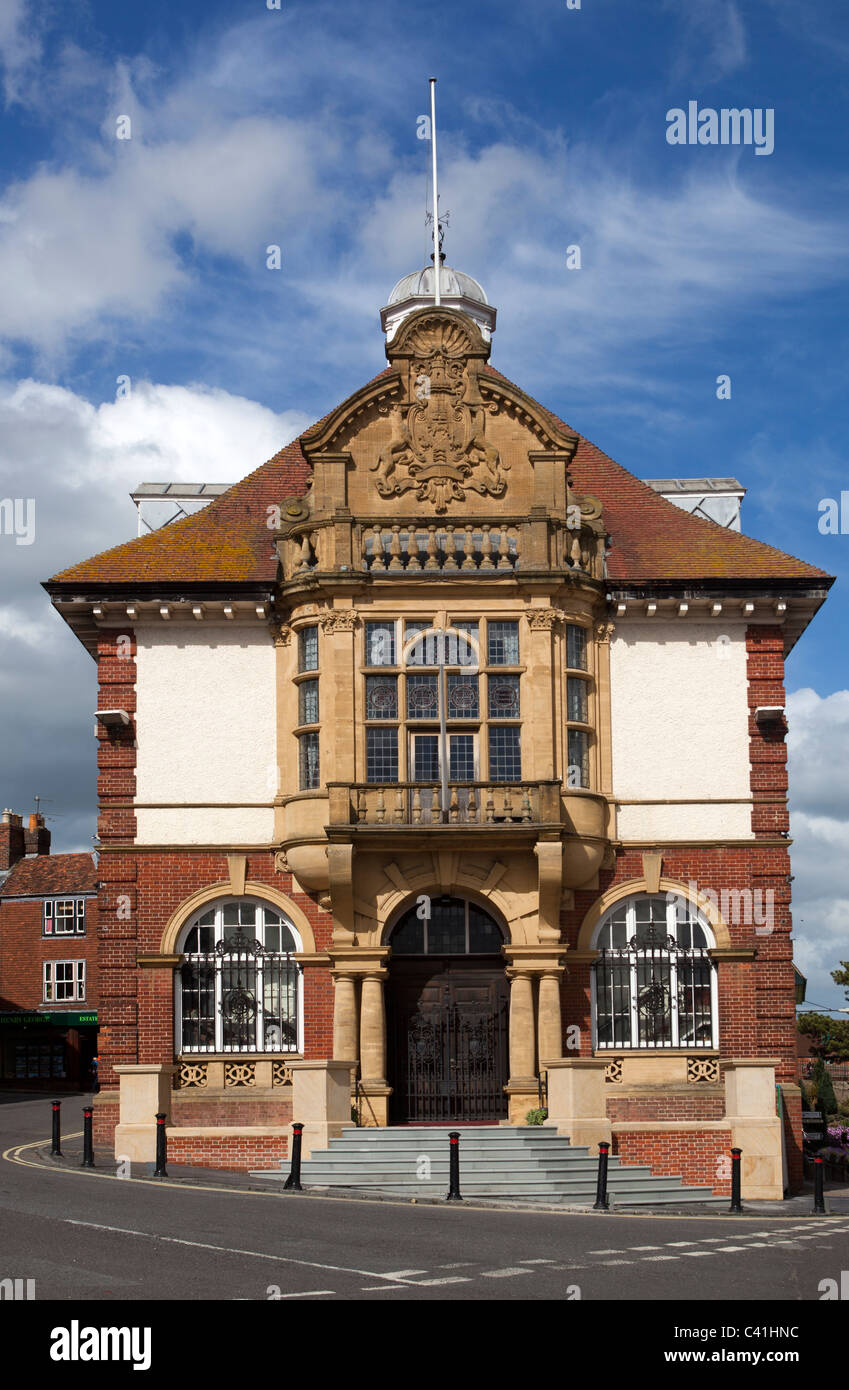 L'hôtel de ville Marlborough Wiltshire England UK Banque D'Images