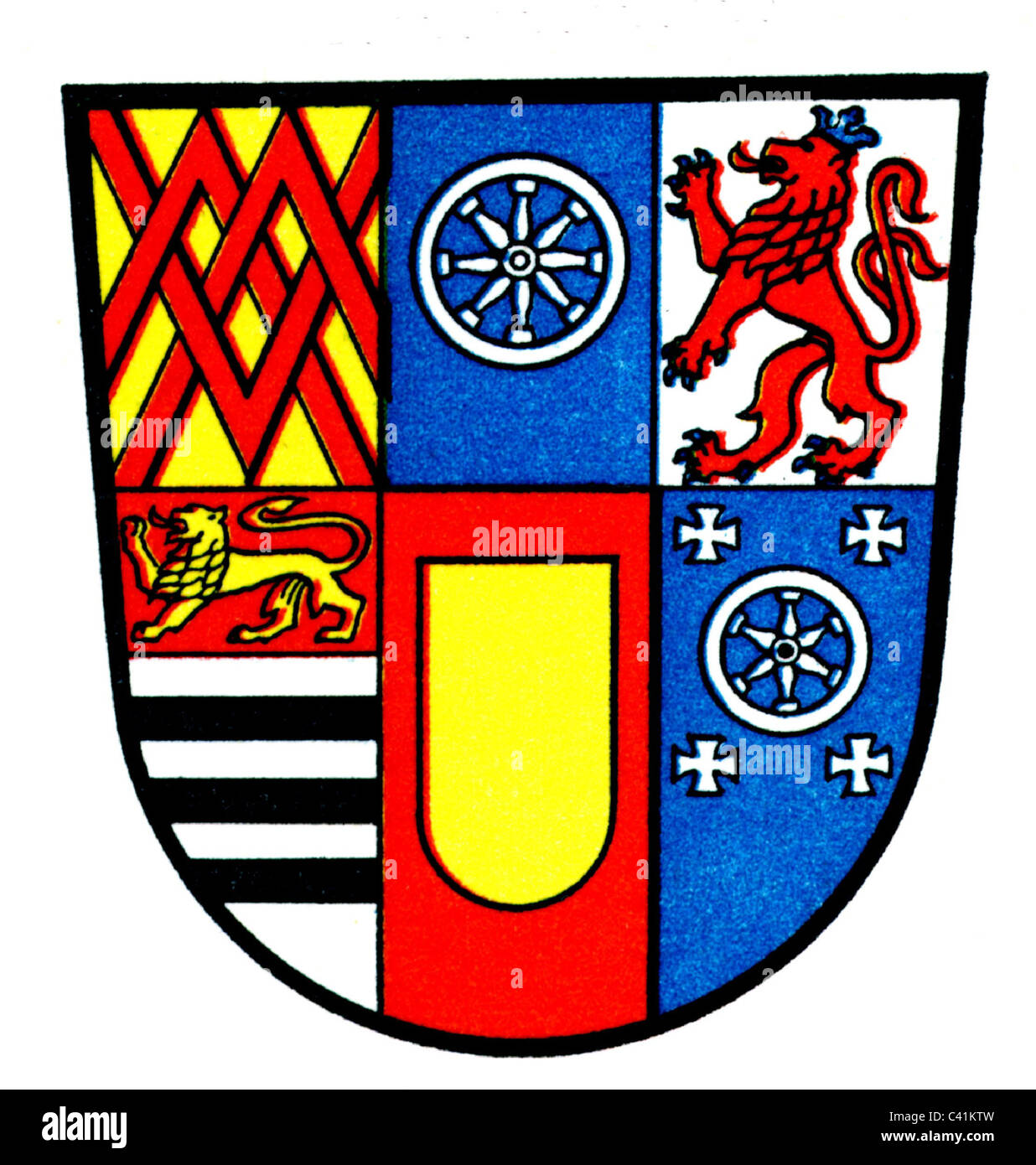 Armoiries / emblèmes, Muelheim an der Ruhr, armes de la ville, Rhénanie-du-Nord-Westphalie, Allemagne, droits-supplémentaires-Clearences-non disponible Banque D'Images