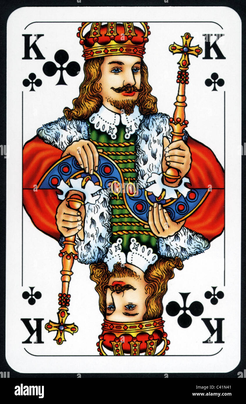 Jeu, jouer aux cartes, les clubs King, jeu de carte, jeux de carte, jeu de  carte, jeux de cartes, carte, cartes, Français, King of Clubs, clipping  Photo Stock - Alamy