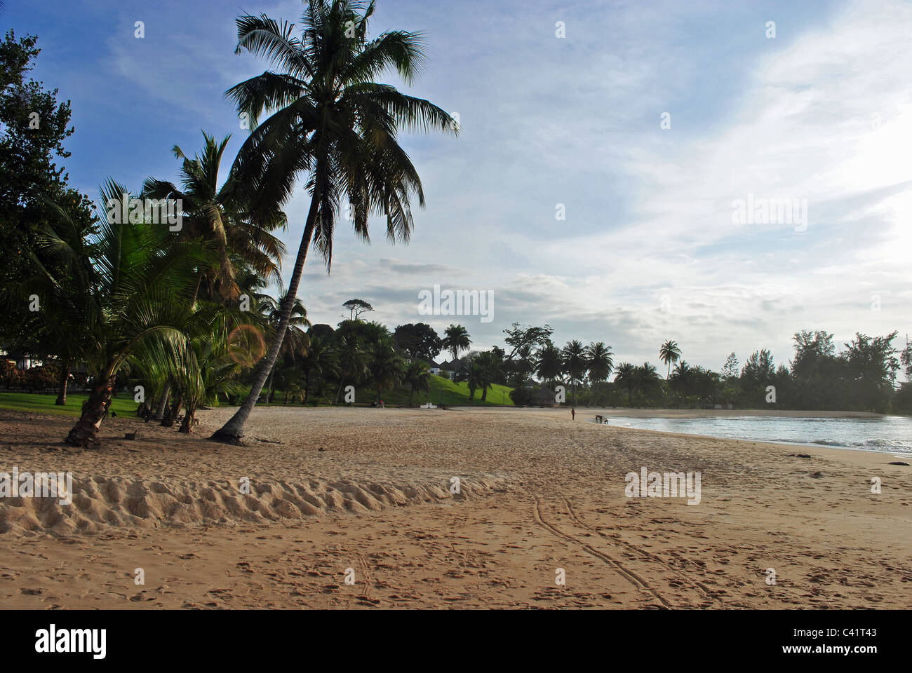 Grand Berebi plage, Côte d'Ivoire Banque D'Images