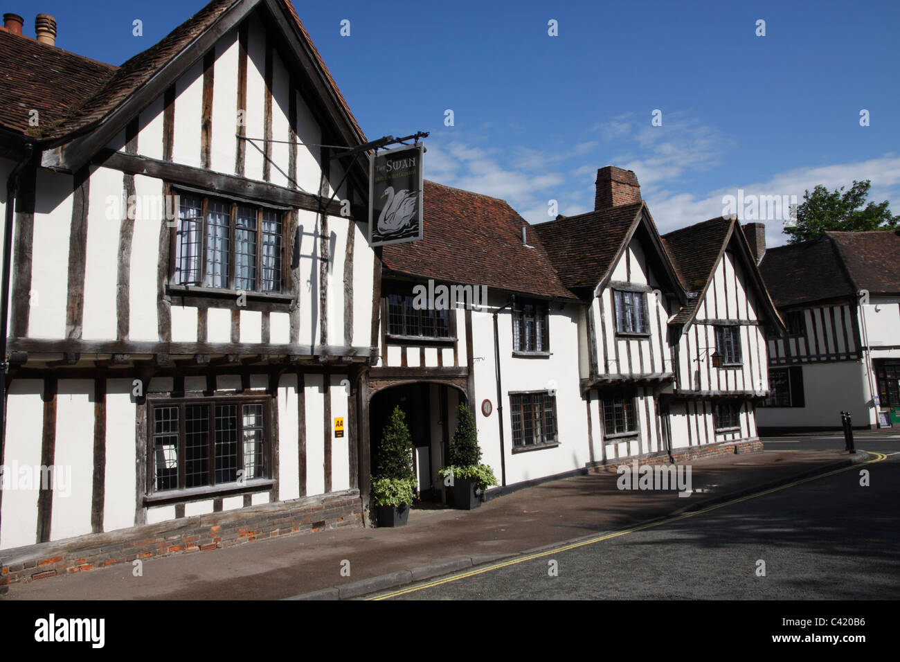 Swan Hotel Lavenham Suffolk Banque D'Images