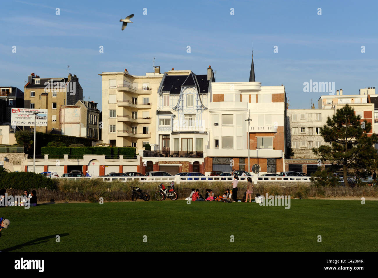 Front de mer Le Havre, Seine-Maritime, Normandie, France Banque D'Images