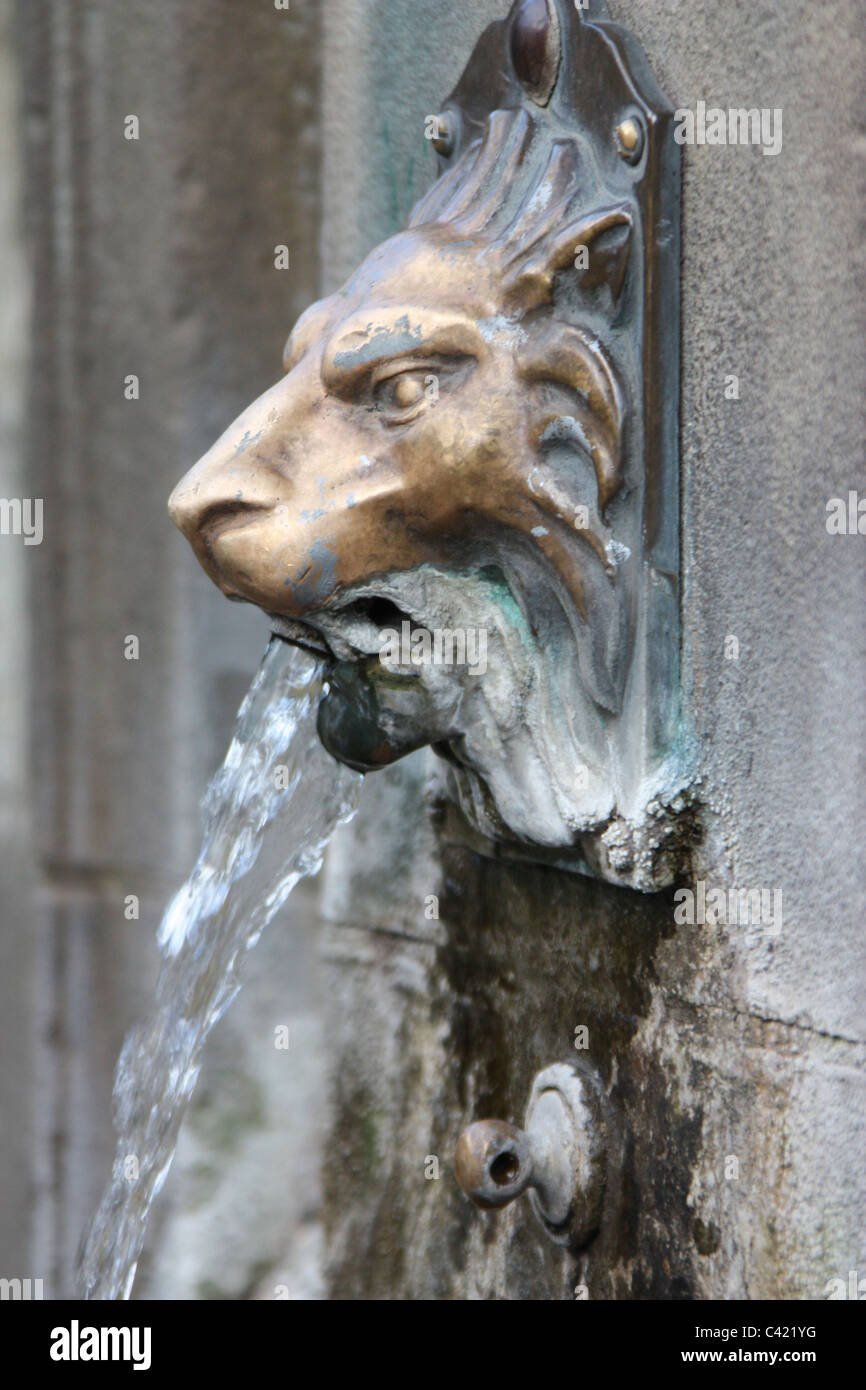 Fontaine à eau à Buxton Banque D'Images