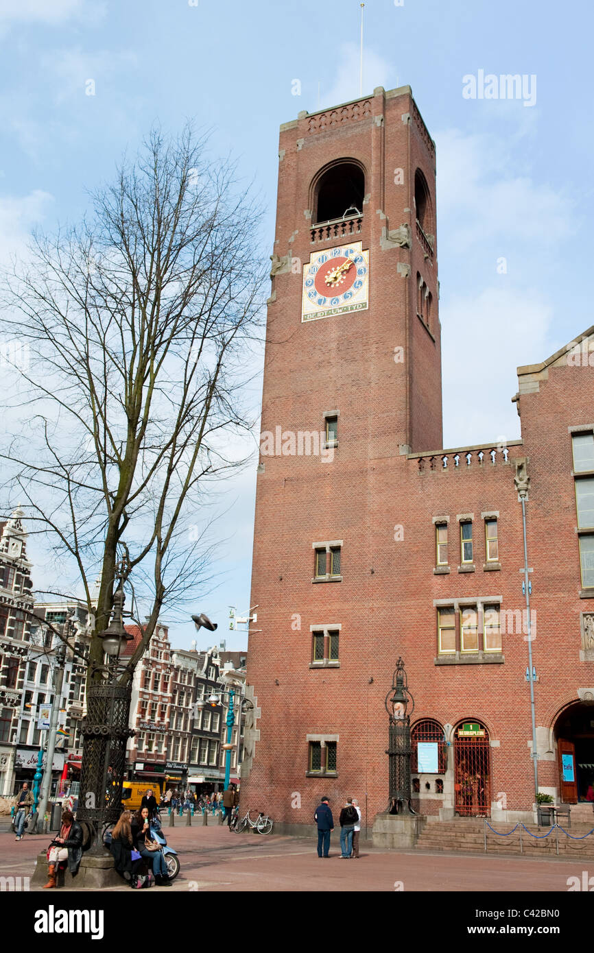 Beurs Berlage Amsterdam construction Banque D'Images