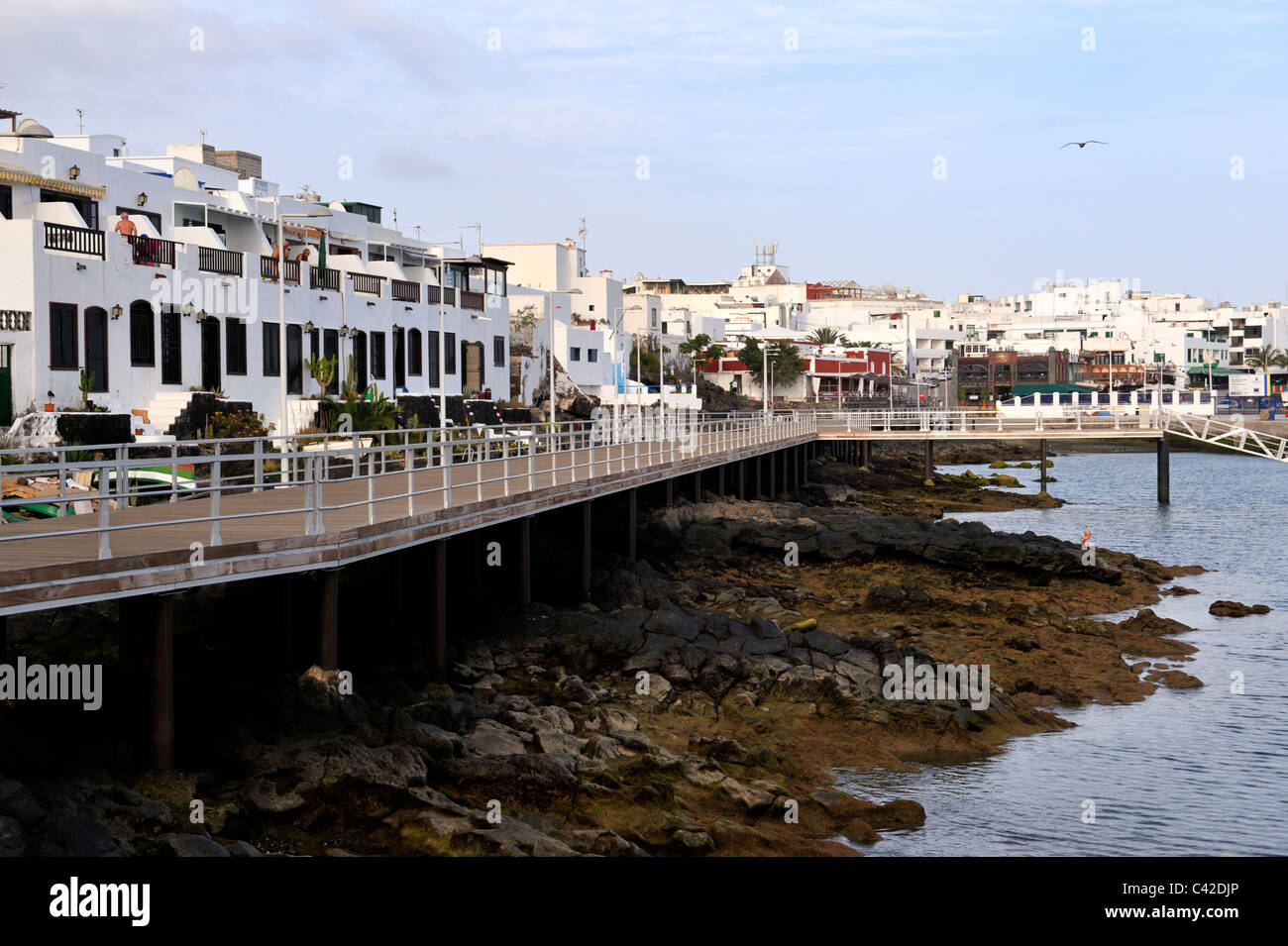 Station de sélection à pied vieille ville de Puerto del Carmen, Lanzarote - Canaries Banque D'Images