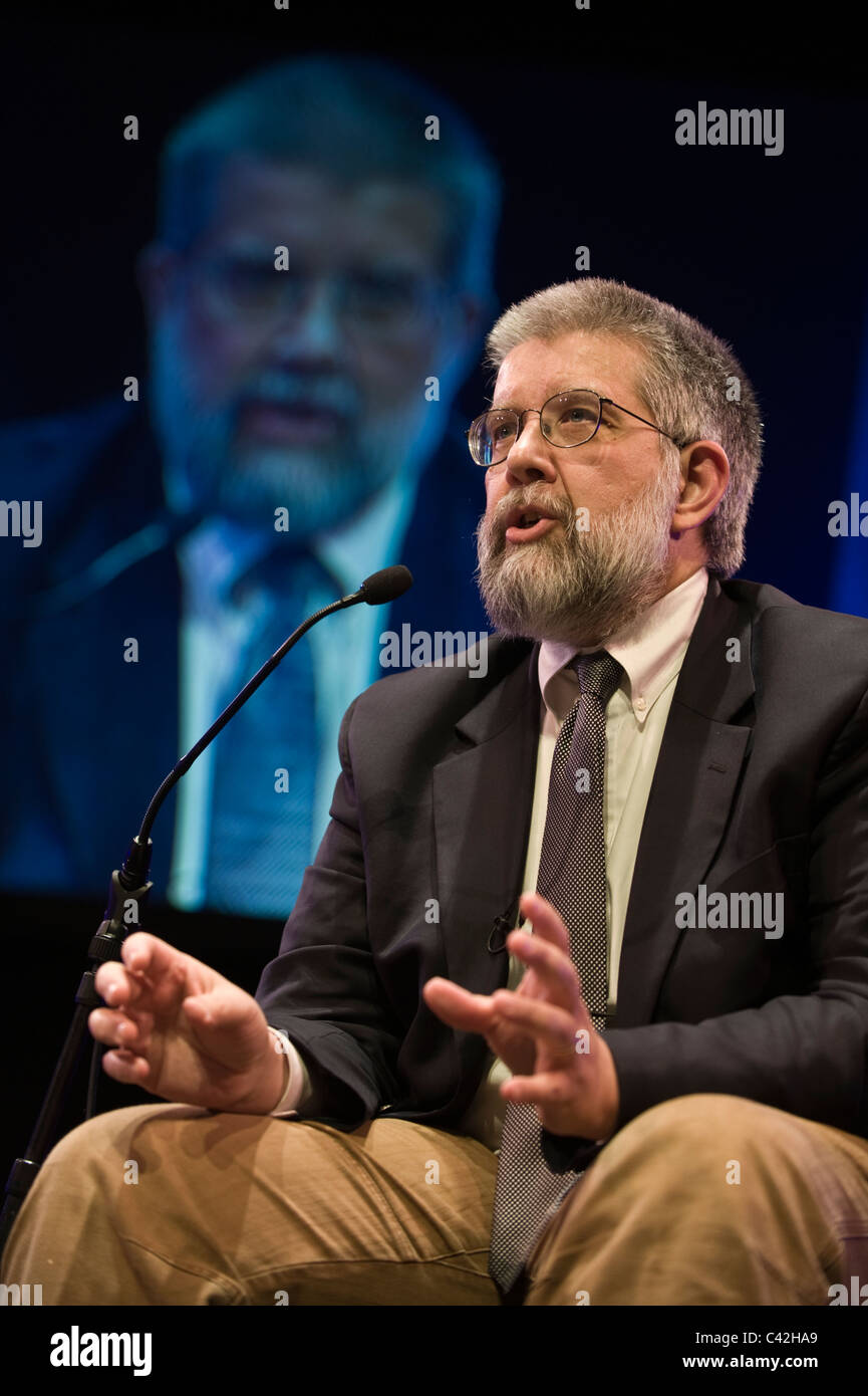 Michael Scheuer, ancien chef de l'unité Ben Laden de la CIA à Hay Festival 2011 Banque D'Images