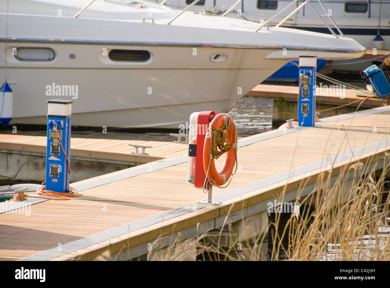 Bateaux amarrés à la jetée, port flottant, Bristol, Royaume-Uni Banque D'Images
